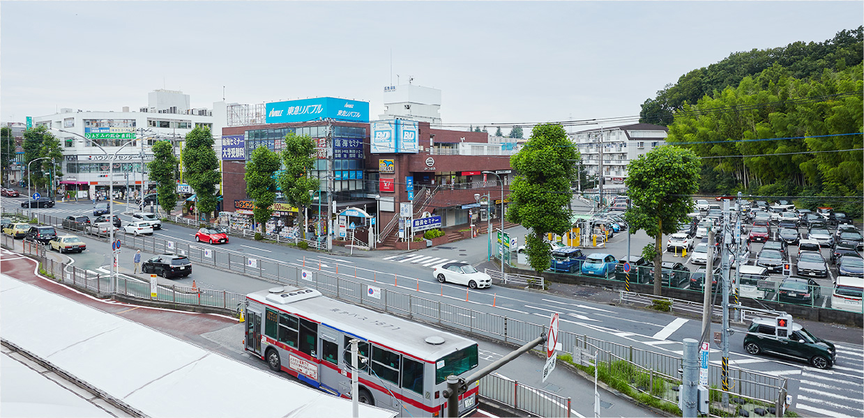 東急田園都市線「あざみ野」駅まで1駅2分